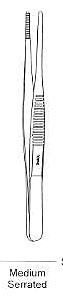 Dressing Forcep, Medium Serrated